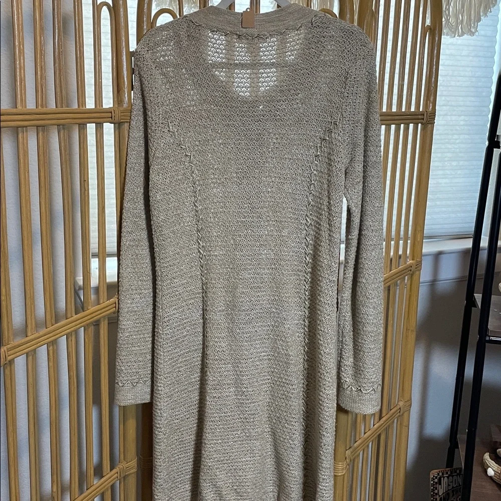 Coldwater Creek Taupe Button-Up Cardigan - Picture 7 of 7
